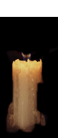 Candle on WhiteWicca